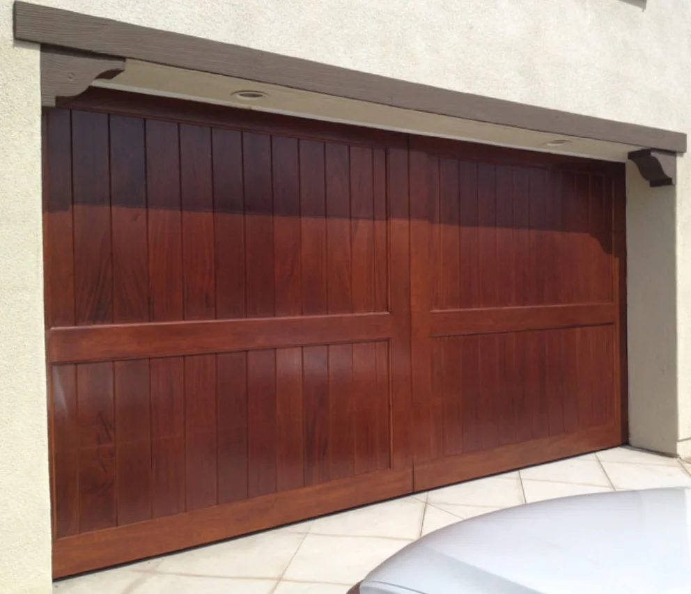 Adriano - Spanish Style Custom Wood Garage Door - Image 4