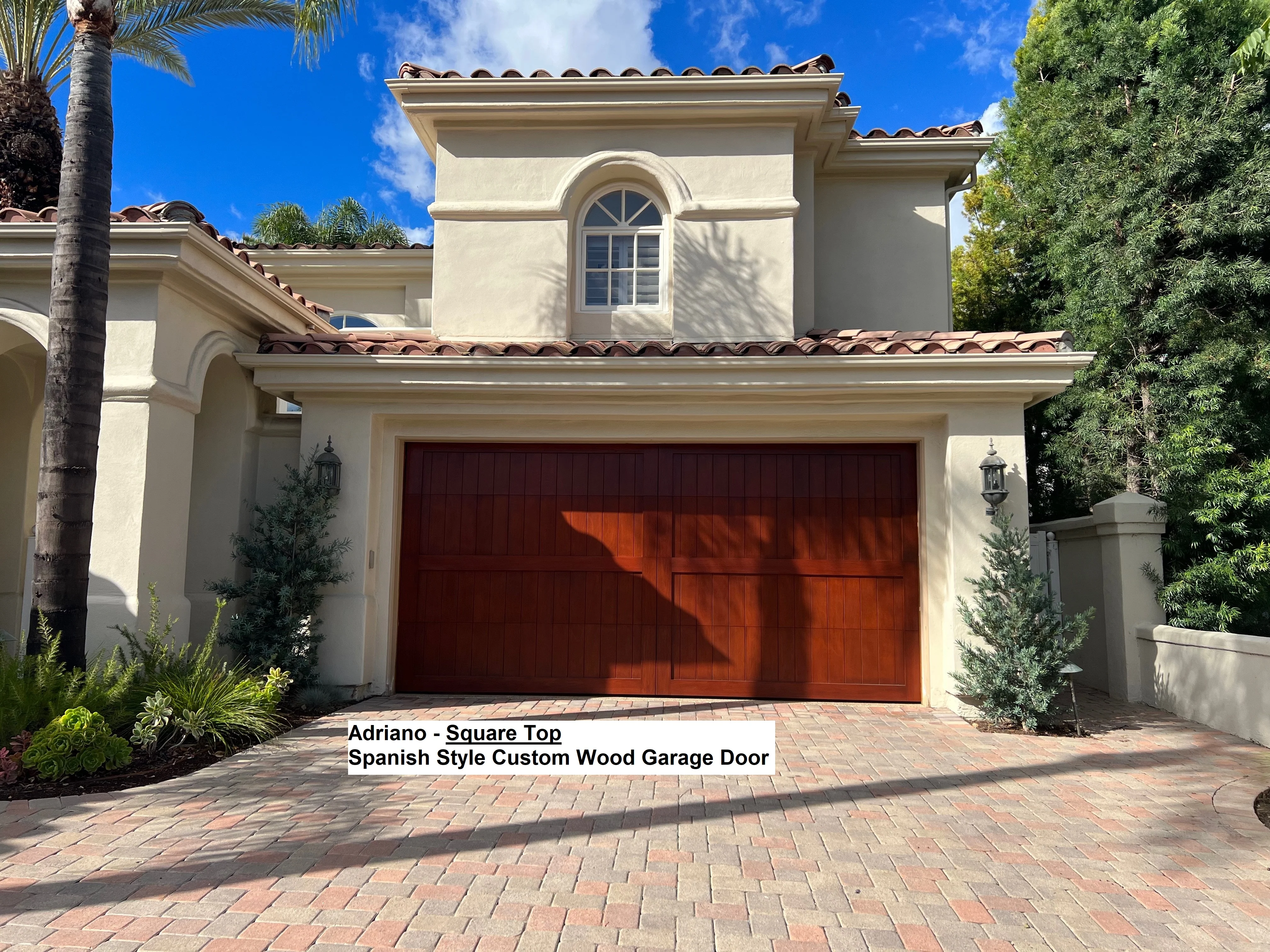 Adriano - Spanish Style Custom Wood Garage Door - Image 5