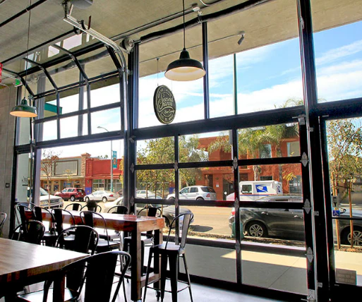 Bar & Restaurant Modern Glass Garage Doors Countertop - Image 23
