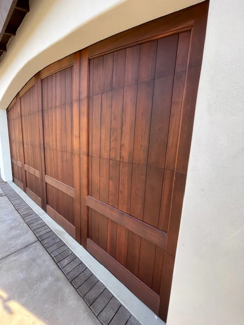 Caprice - Spanish Style Custom Wood Garage Door - Image 13