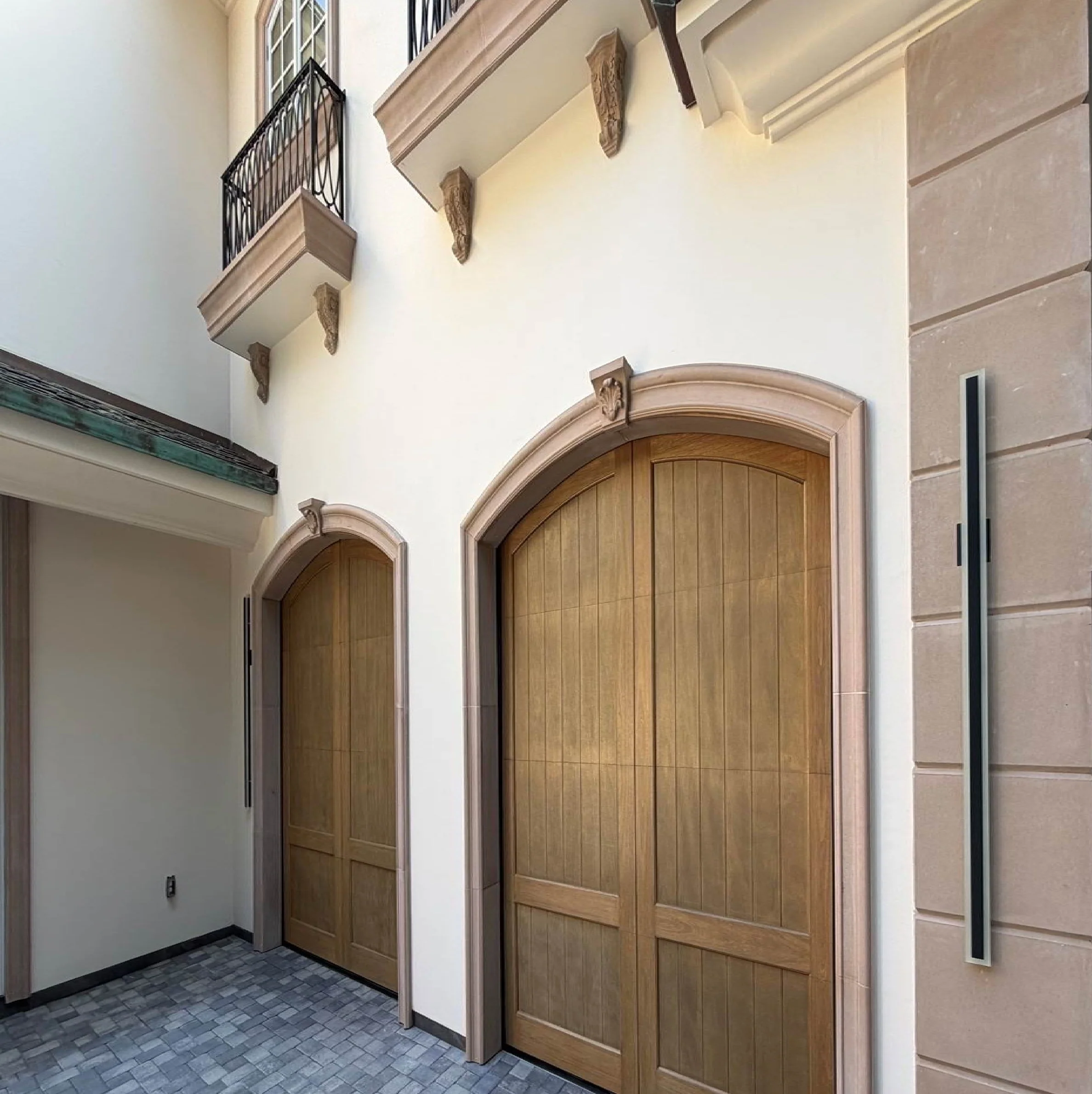 Caprice - Spanish Style Custom Wood Garage Door - Image 14