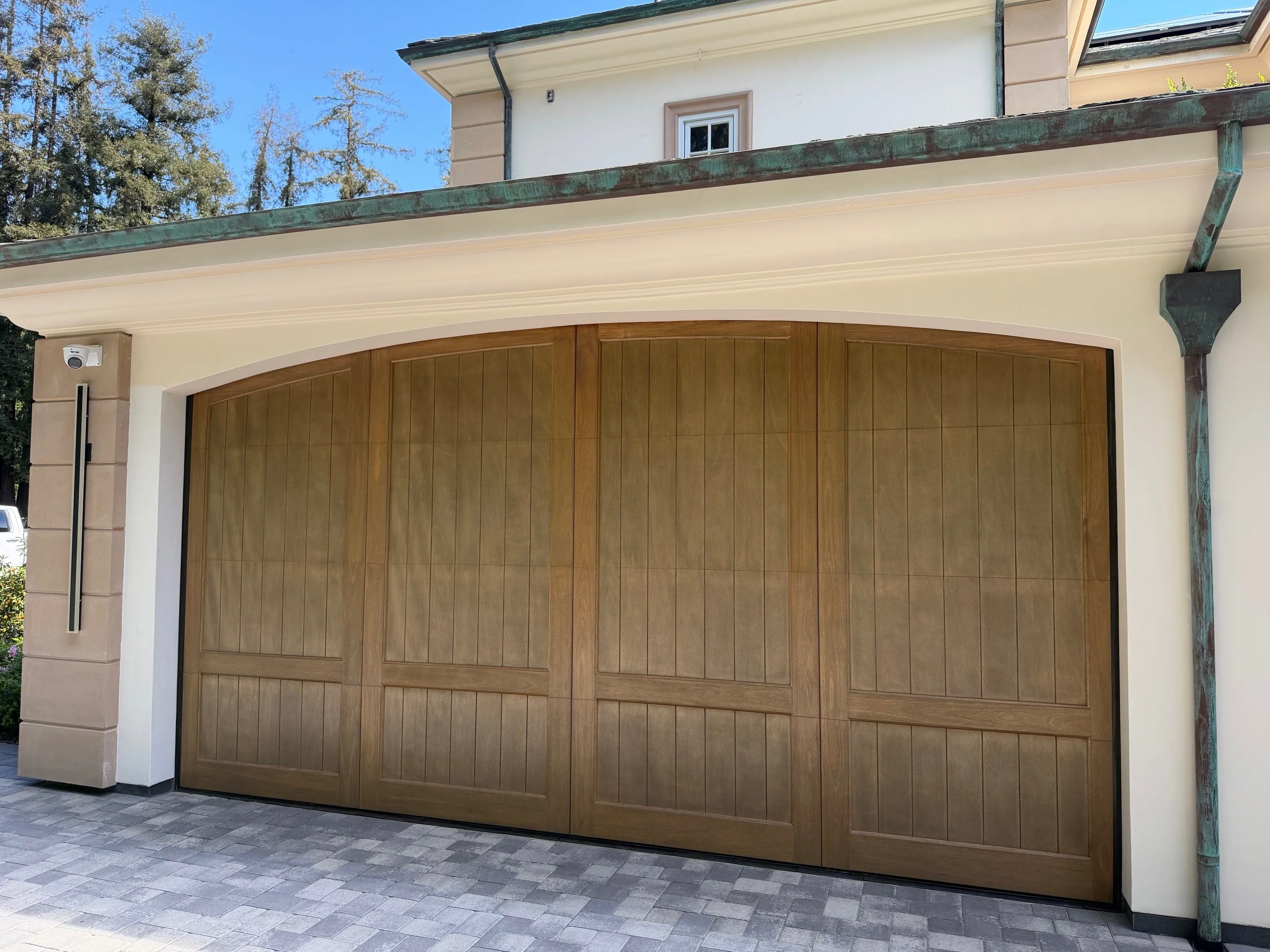 Caprice - Spanish Style Custom Wood Garage Door - Image 15