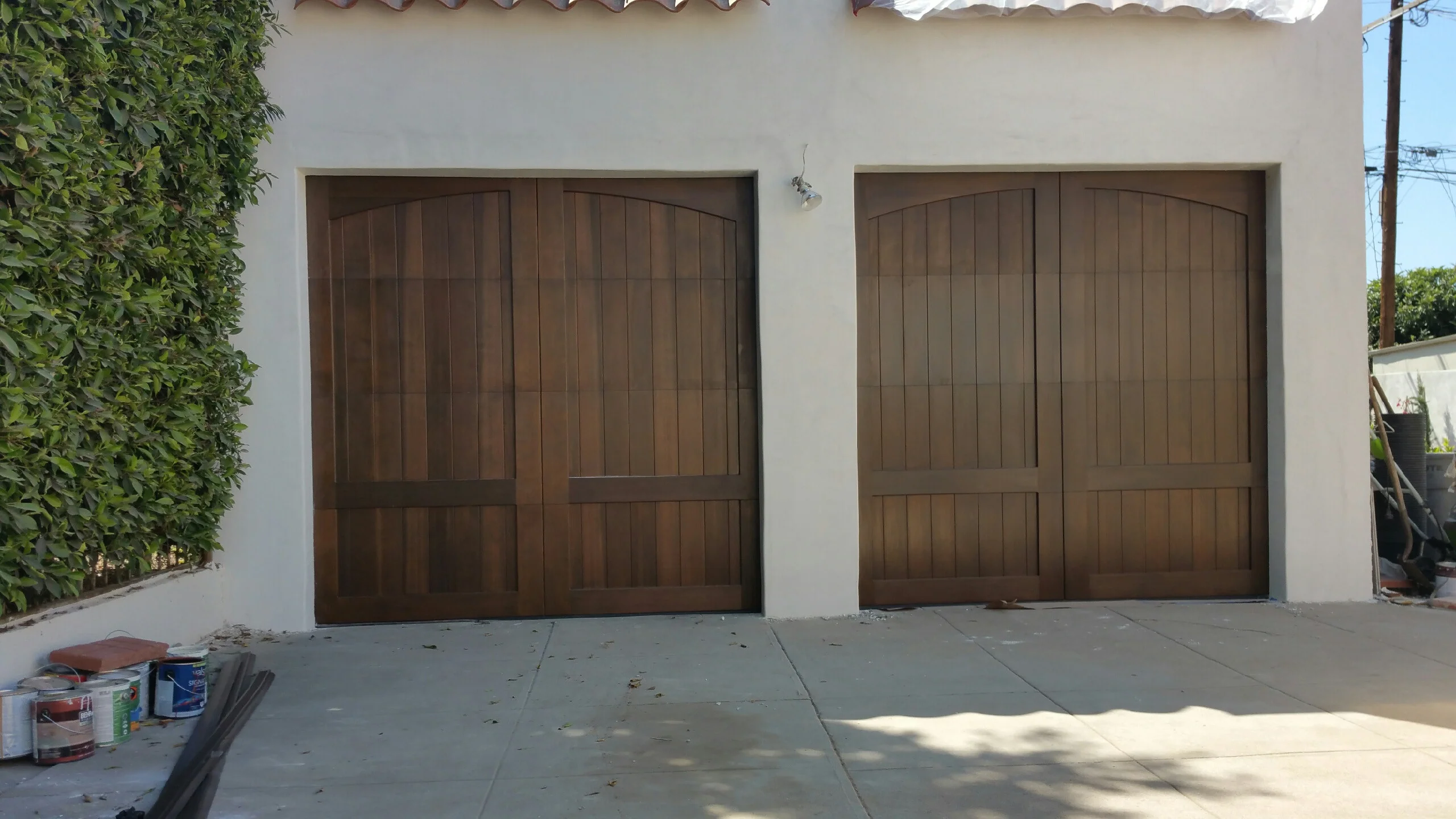 Caprice - Spanish Style Custom Wood Garage Door - Image 8