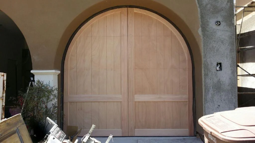 Caprice - Spanish Style Custom Wood Garage Door - Image 9