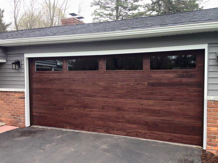 Cleo - Horizontal Grooves and Texture Steel Garage Door Modern Design - Image 15