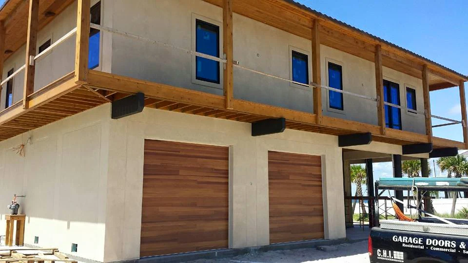 Cleo - Horizontal Grooves and Texture Steel Garage Door Modern Design - Image 20