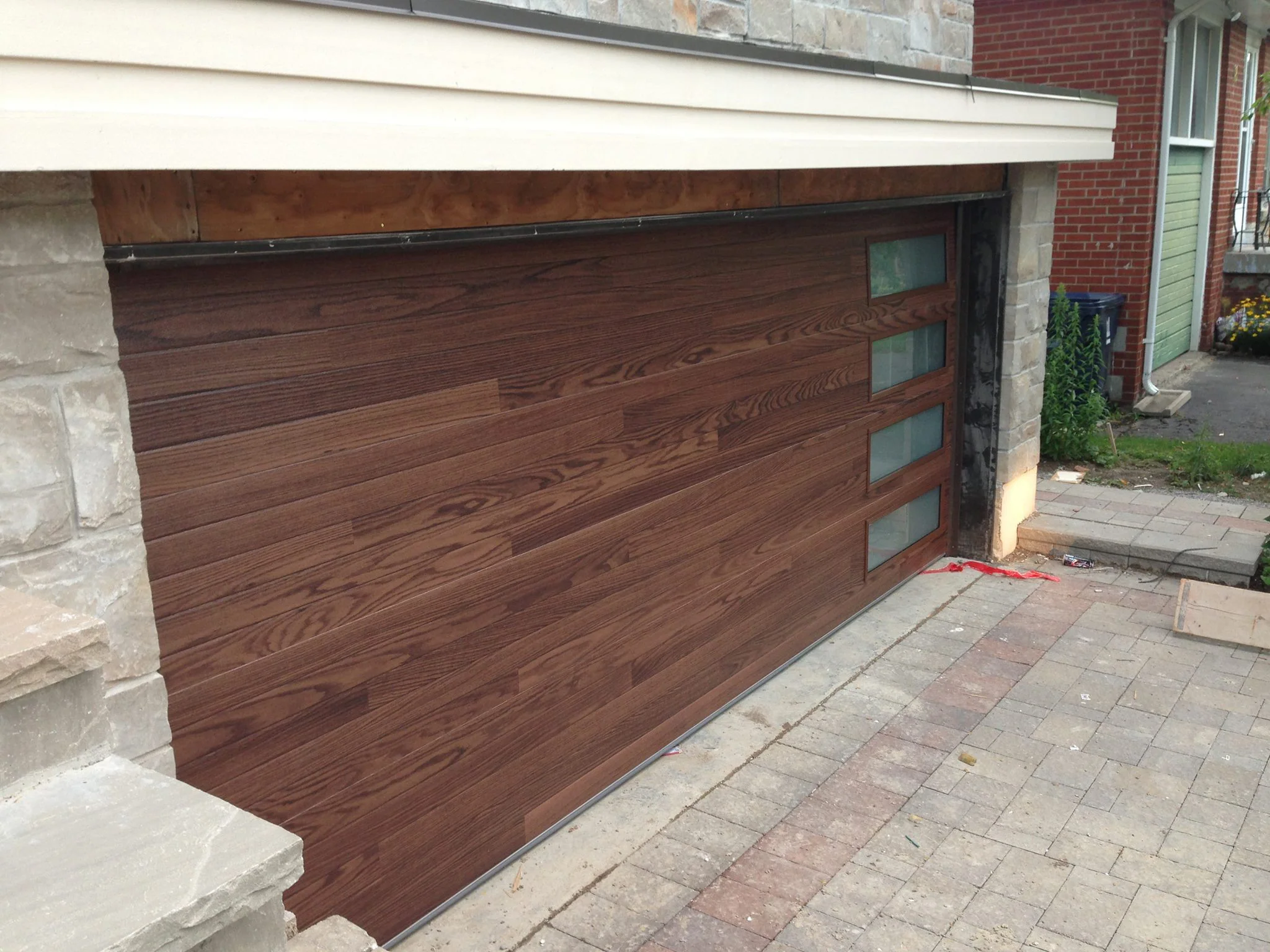 Cleo - Horizontal Grooves and Texture Steel Garage Door Modern Design - Image 24