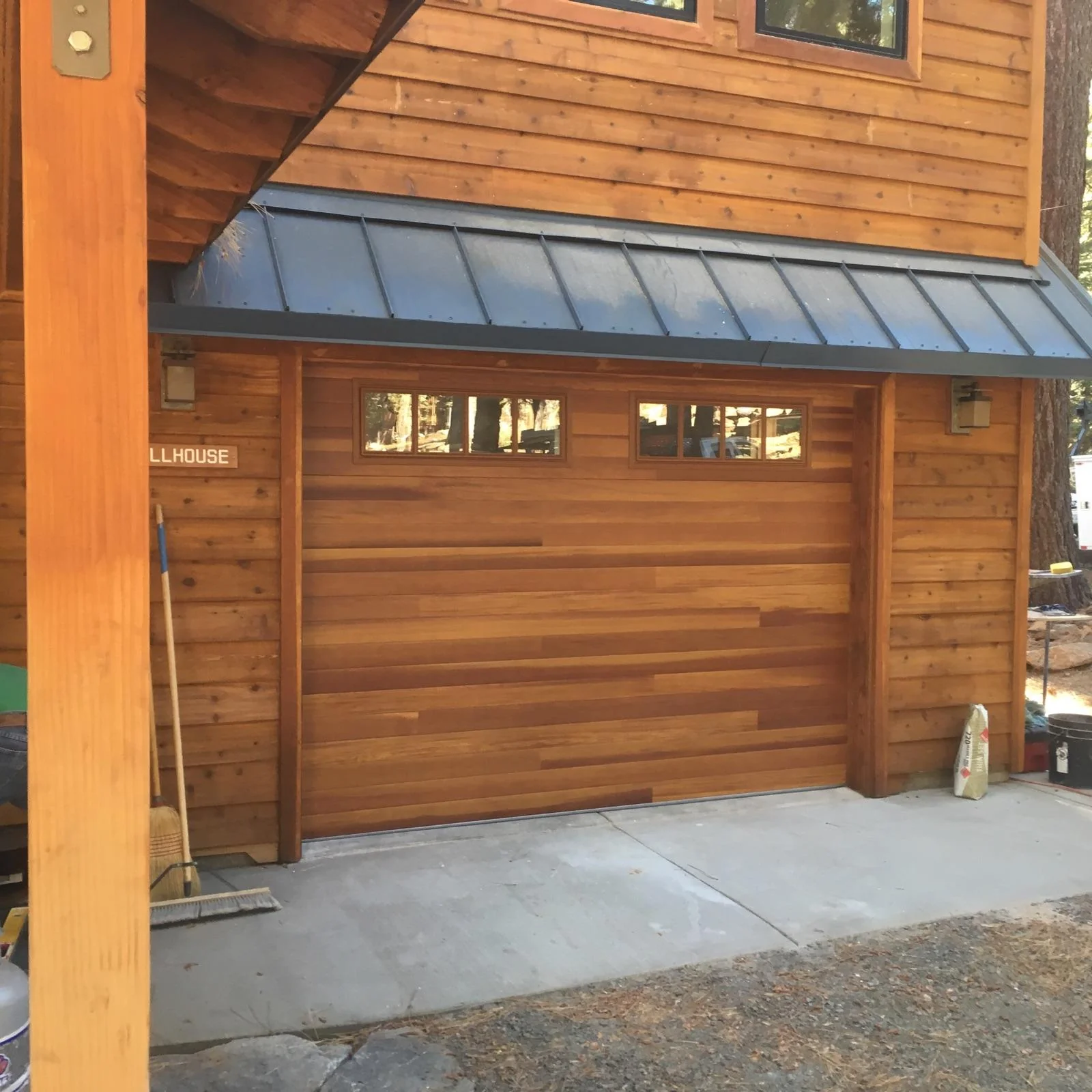 Cleo - Horizontal Grooves and Texture Steel Garage Door Modern Design - Image 31