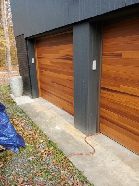Cleo - Horizontal Grooves and Texture Steel Garage Door Modern Design - Image 36