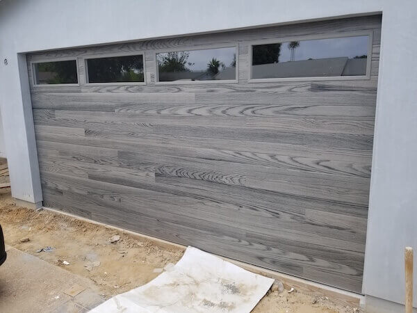Cleo - Horizontal Grooves and Texture Steel Garage Door Modern Design - Image 45