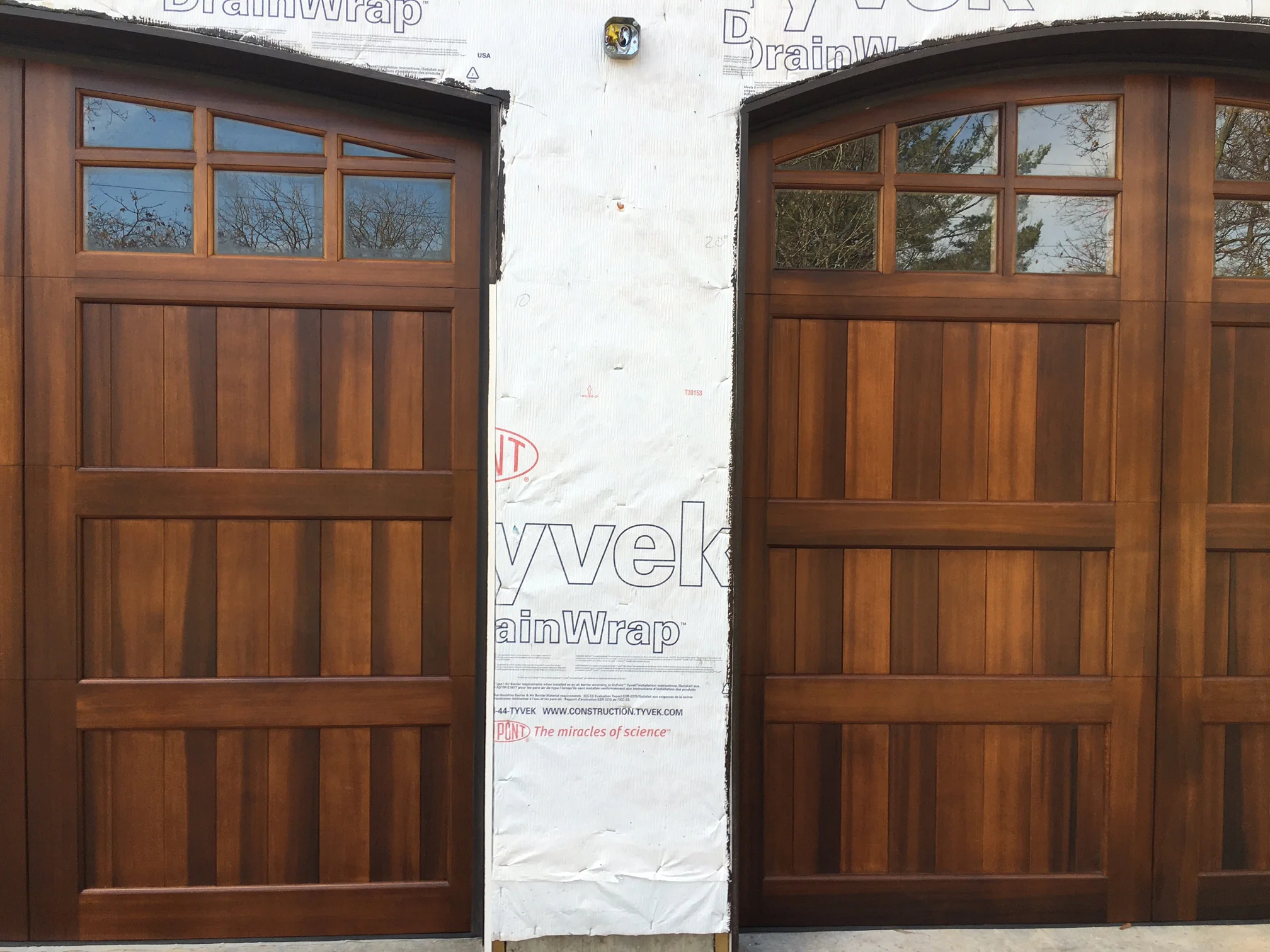 Montage - Spanish Style Custom Wood Garage Door - Image 14