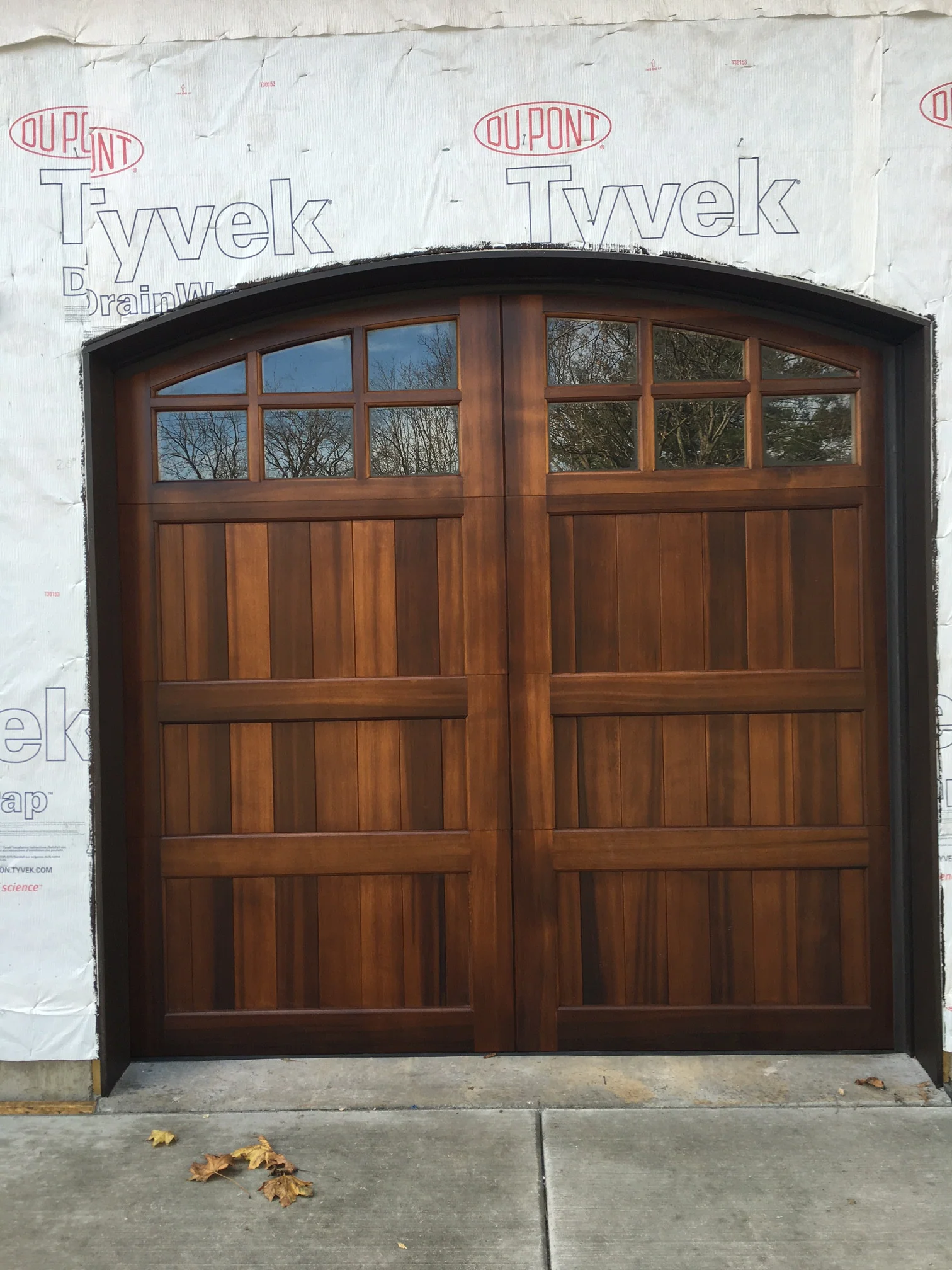 Montage - Spanish Style Custom Wood Garage Door - Image 4