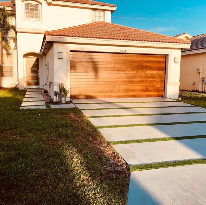 Emilio - Modern Style Custom Wood Garage Door - Image 11