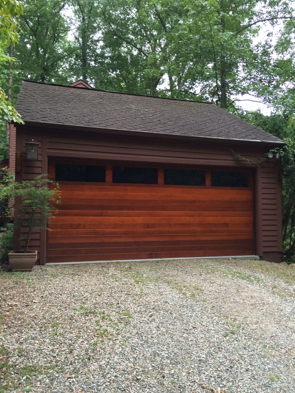 Emilio - Modern Style Custom Wood Garage Door - Image 12