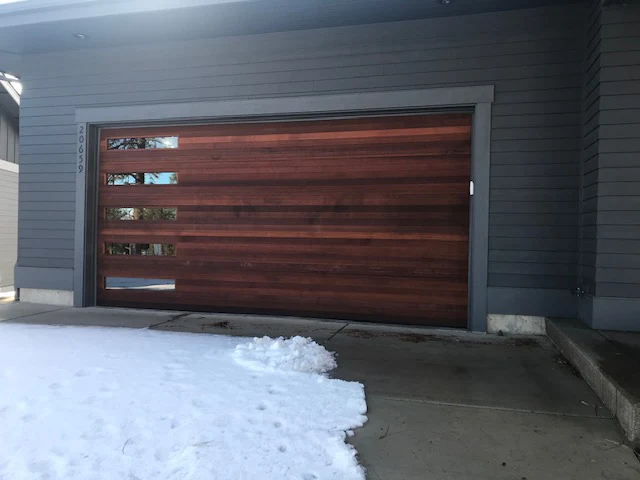 Emilio - Modern Style Custom Wood Garage Door - Image 32