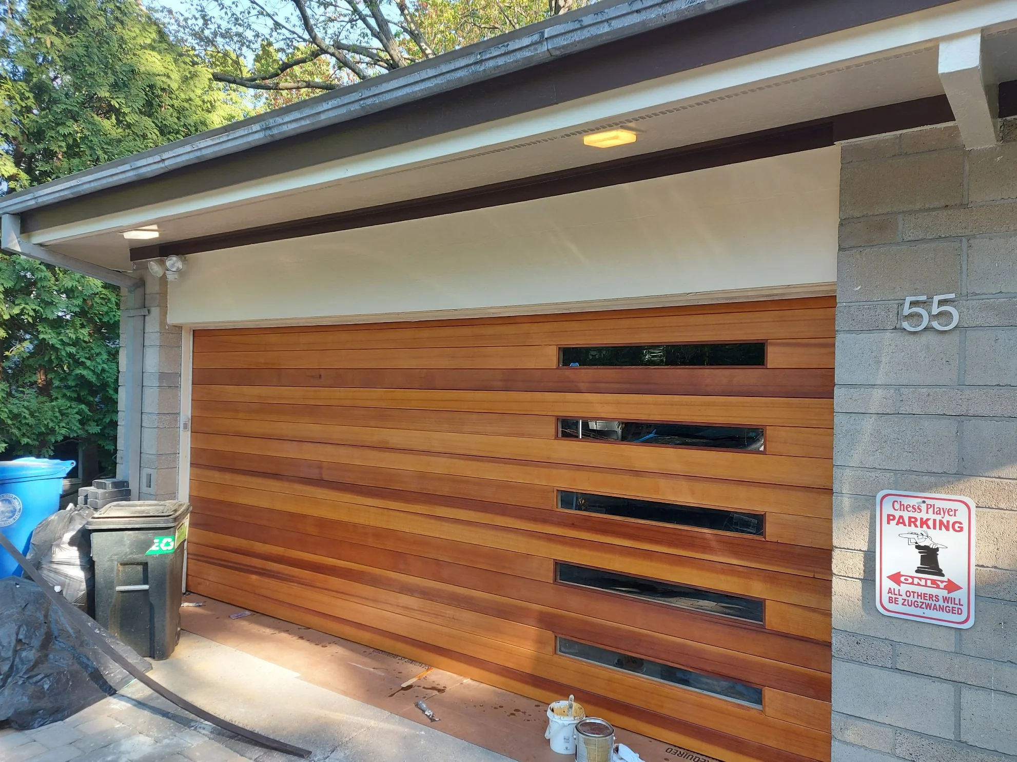 Emilio - Modern Style Custom Wood Garage Door - Image 39