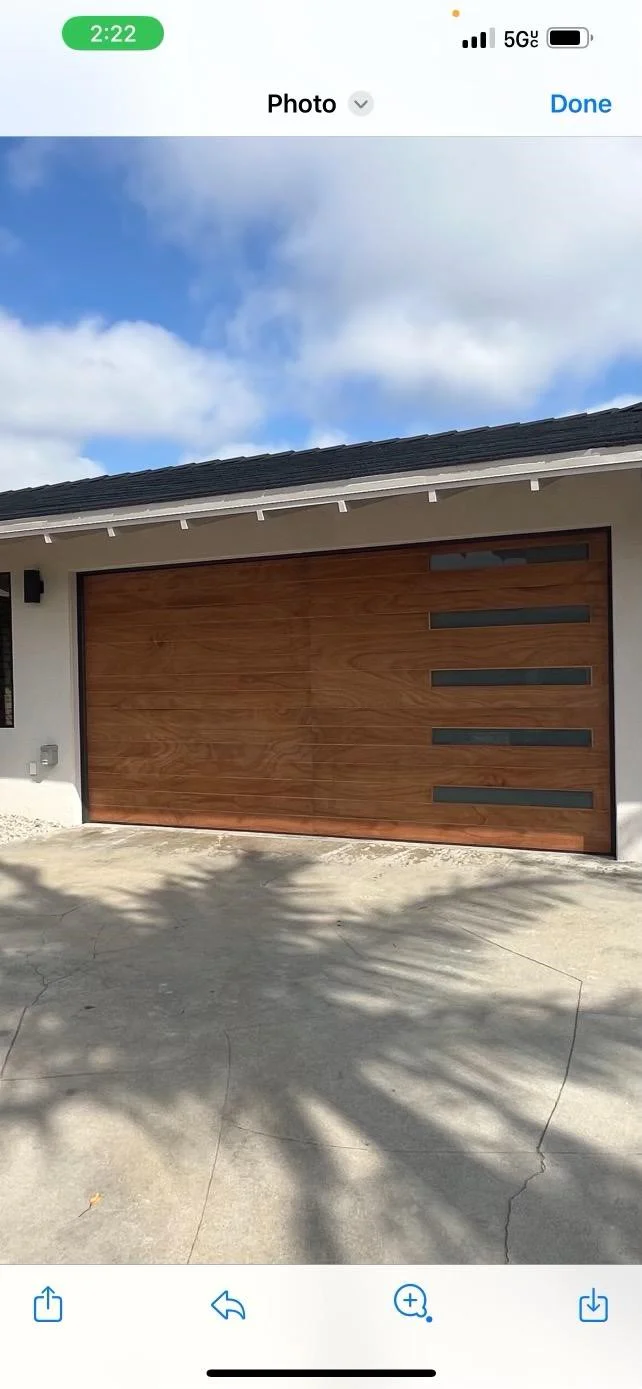 Emilio - Modern Style Custom Wood Garage Door - Image 44