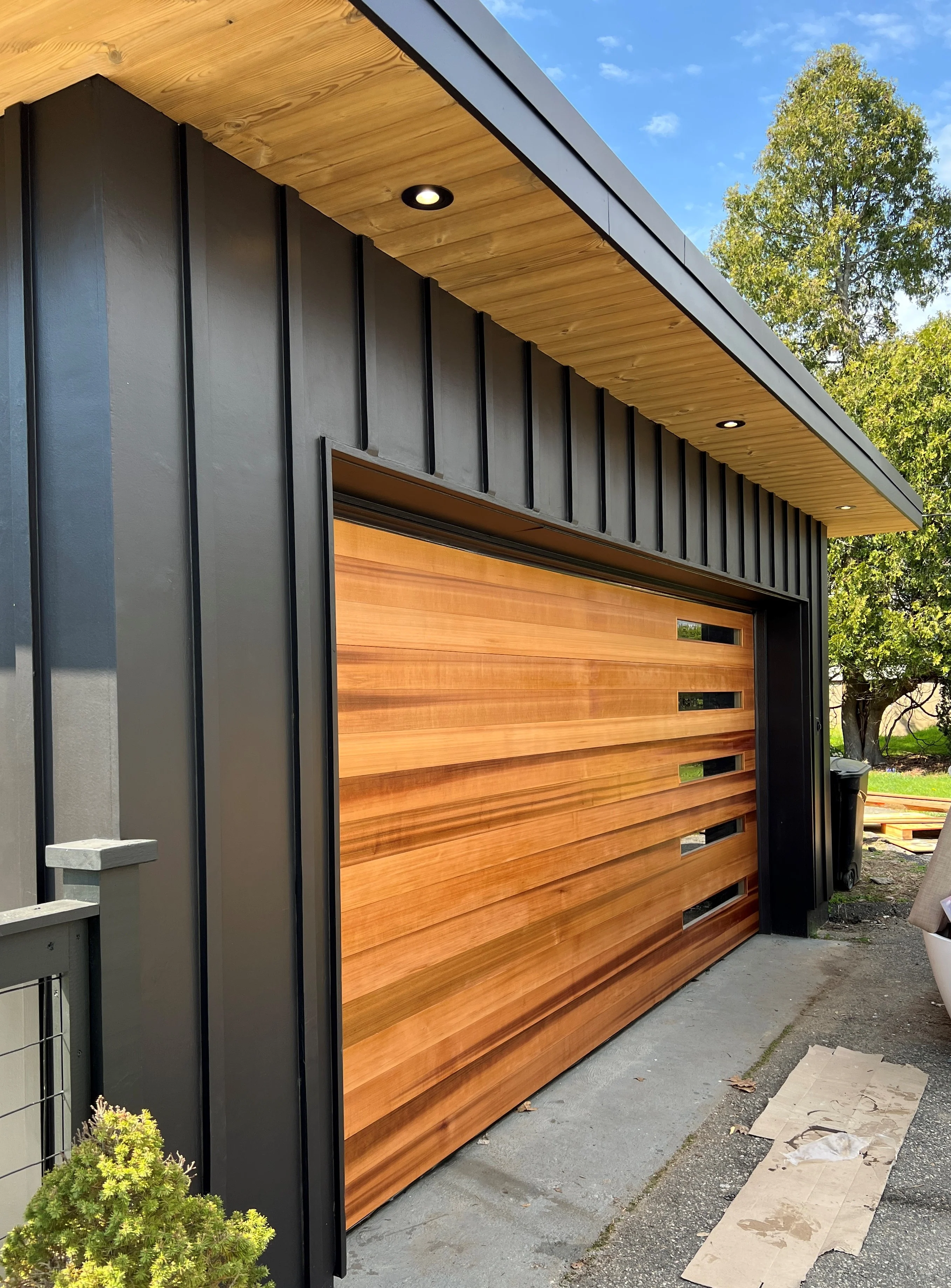 Emilio - Modern Style Custom Wood Garage Door - Image 47