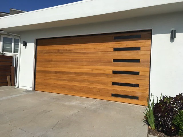 Emilio - Modern Style Custom Wood Garage Door - Image 6