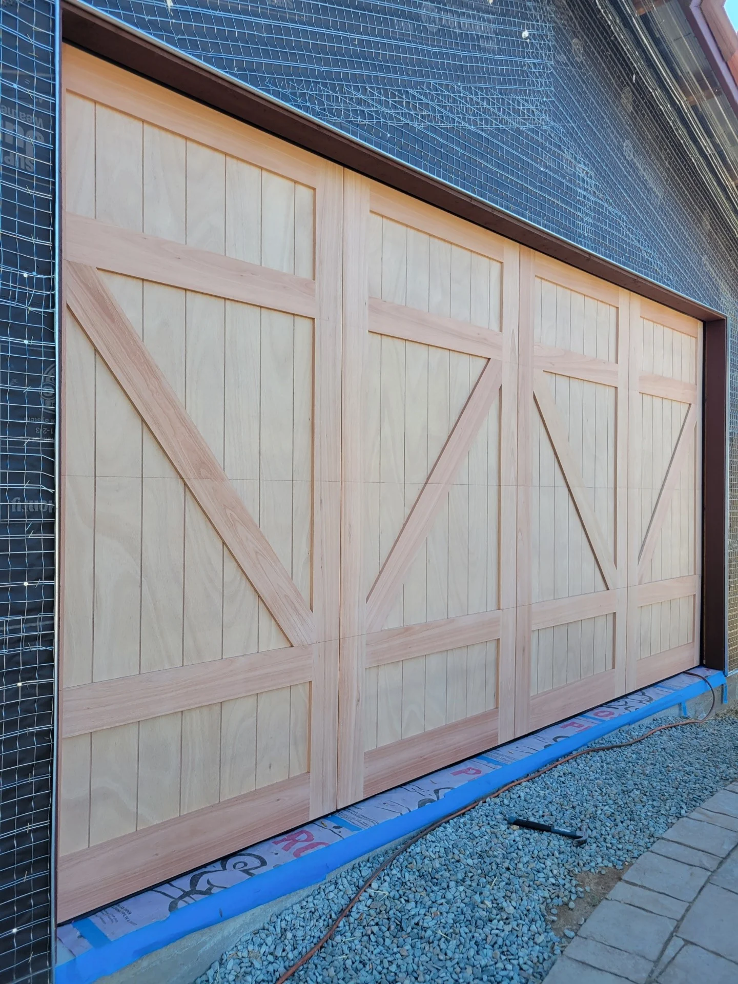 Alpine - Barn Style Custom Wood Garage Door - Image 10