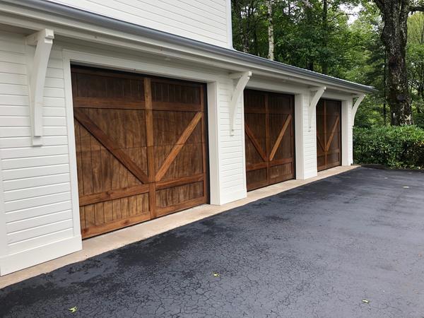 Alpine - Barn Style Custom Wood Garage Door - Image 3