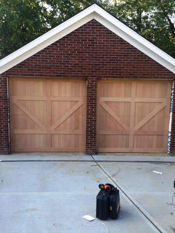 Alpine - Barn Style Custom Wood Garage Door - Image 7