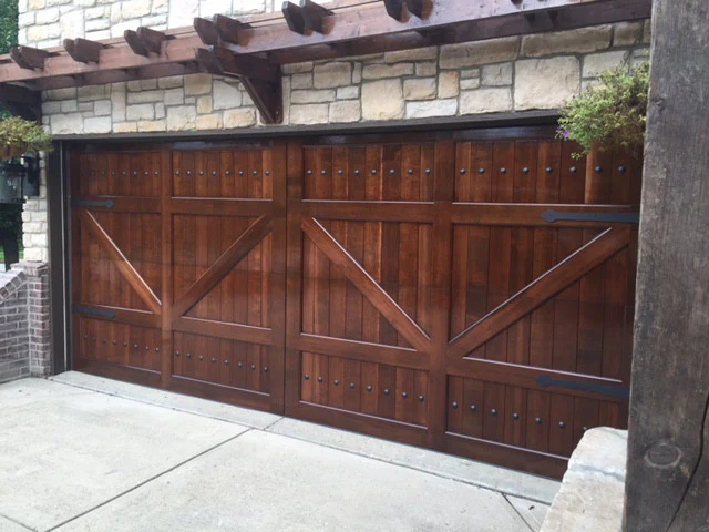 Alpine - Barn Style Custom Wood Garage Door - Image 9