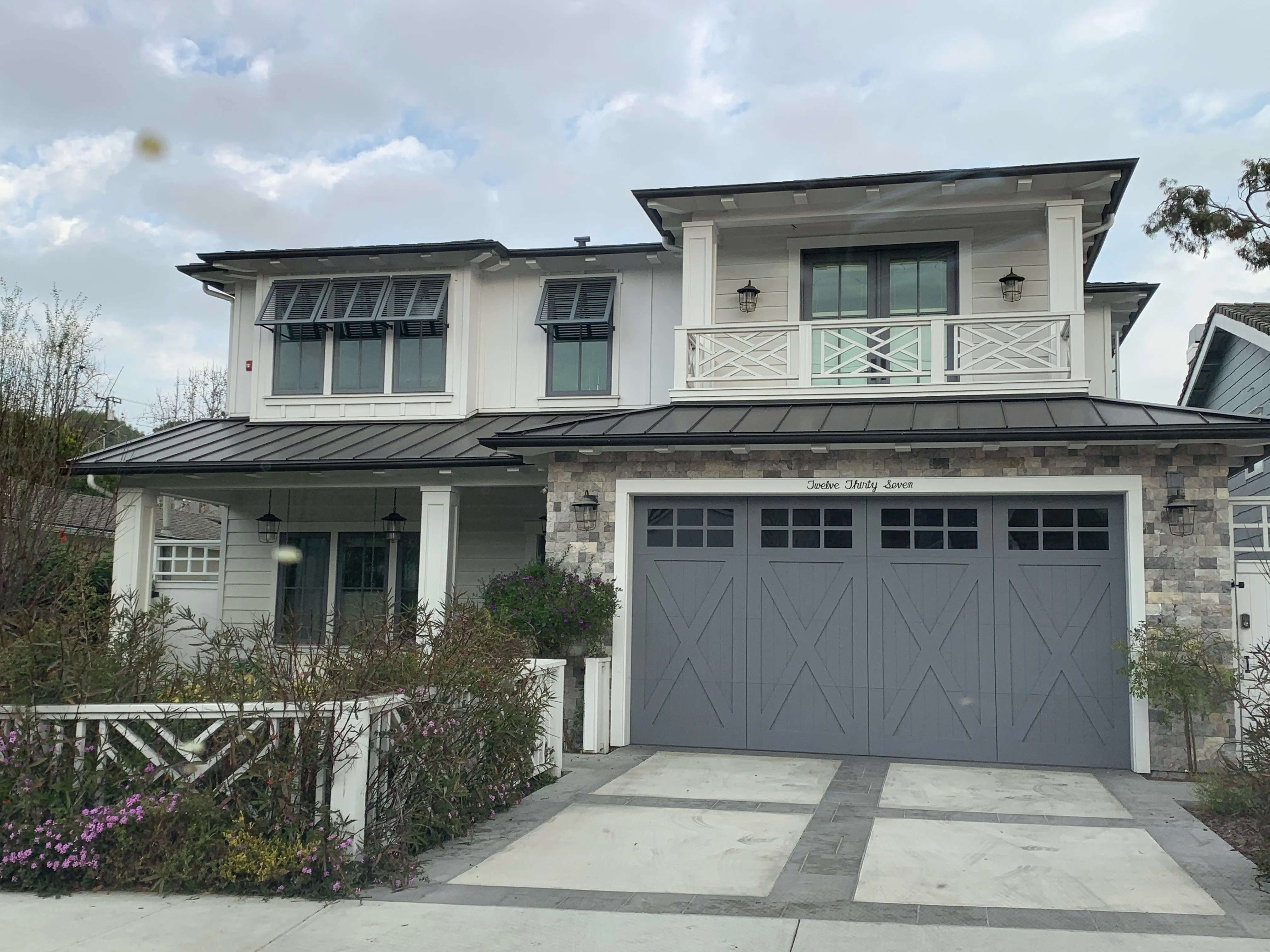 Luciano - Barn Style Custom Wood Garage Door - Image 3