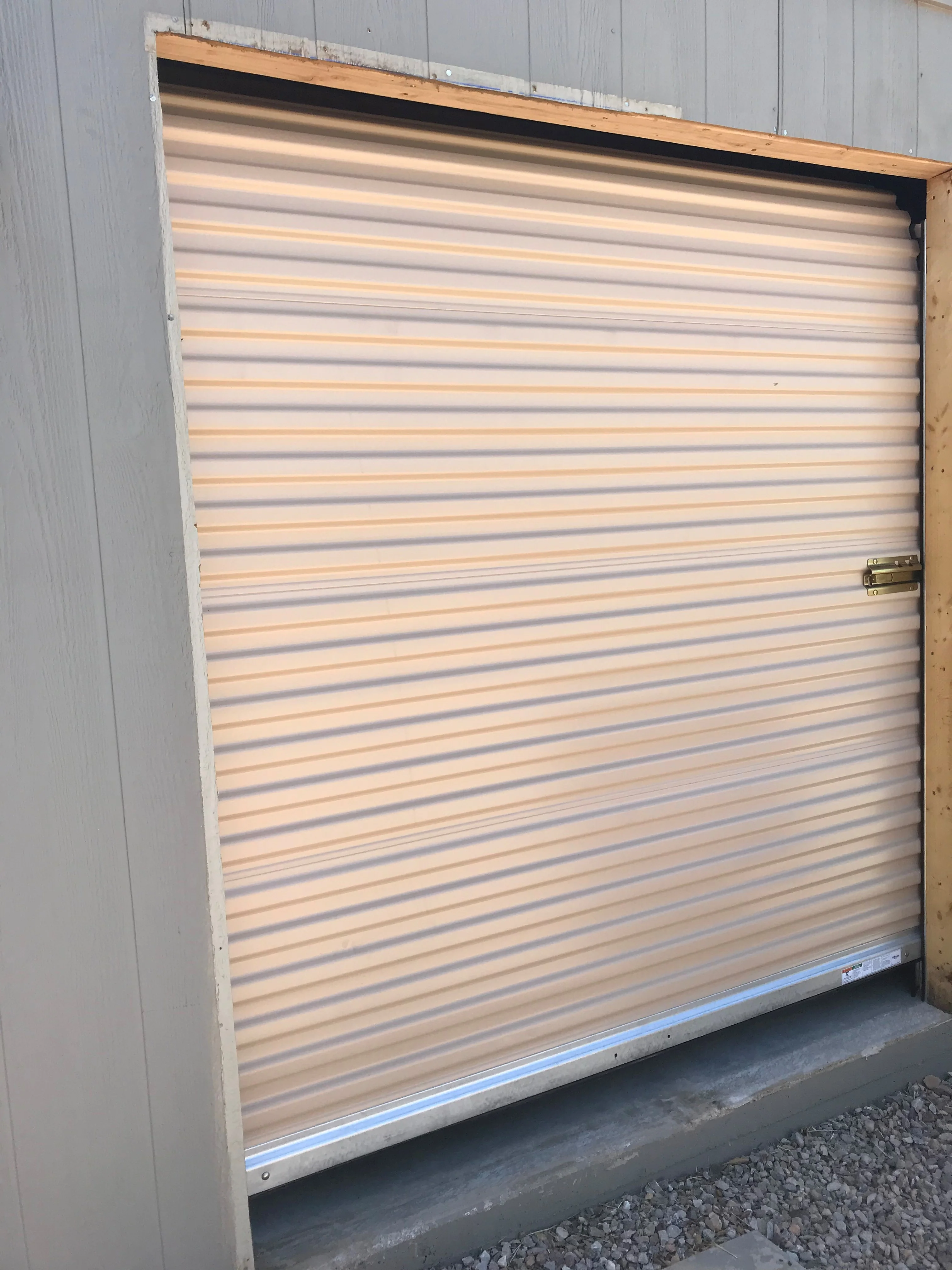 Model 650 - Light Duty Mini Rolling Self Storage Steel Door - Image 8
