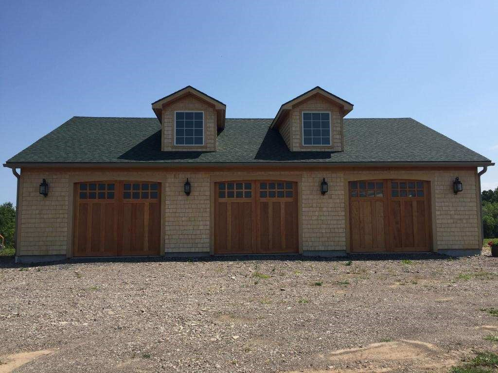 Aspen - Craftsman Style Custom Wood Garage Door - Image 3